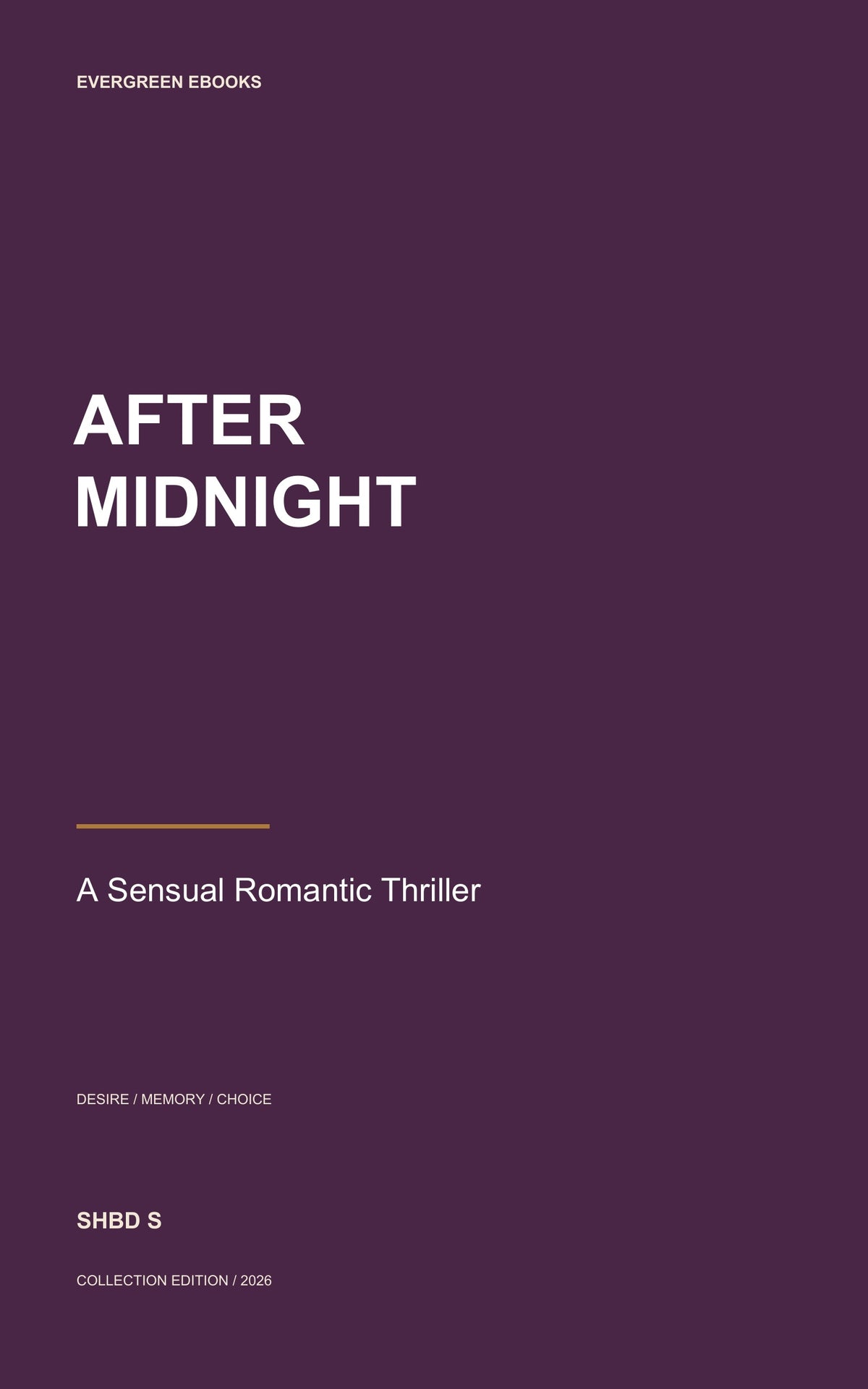After Midnight — 2026 collection edition cover