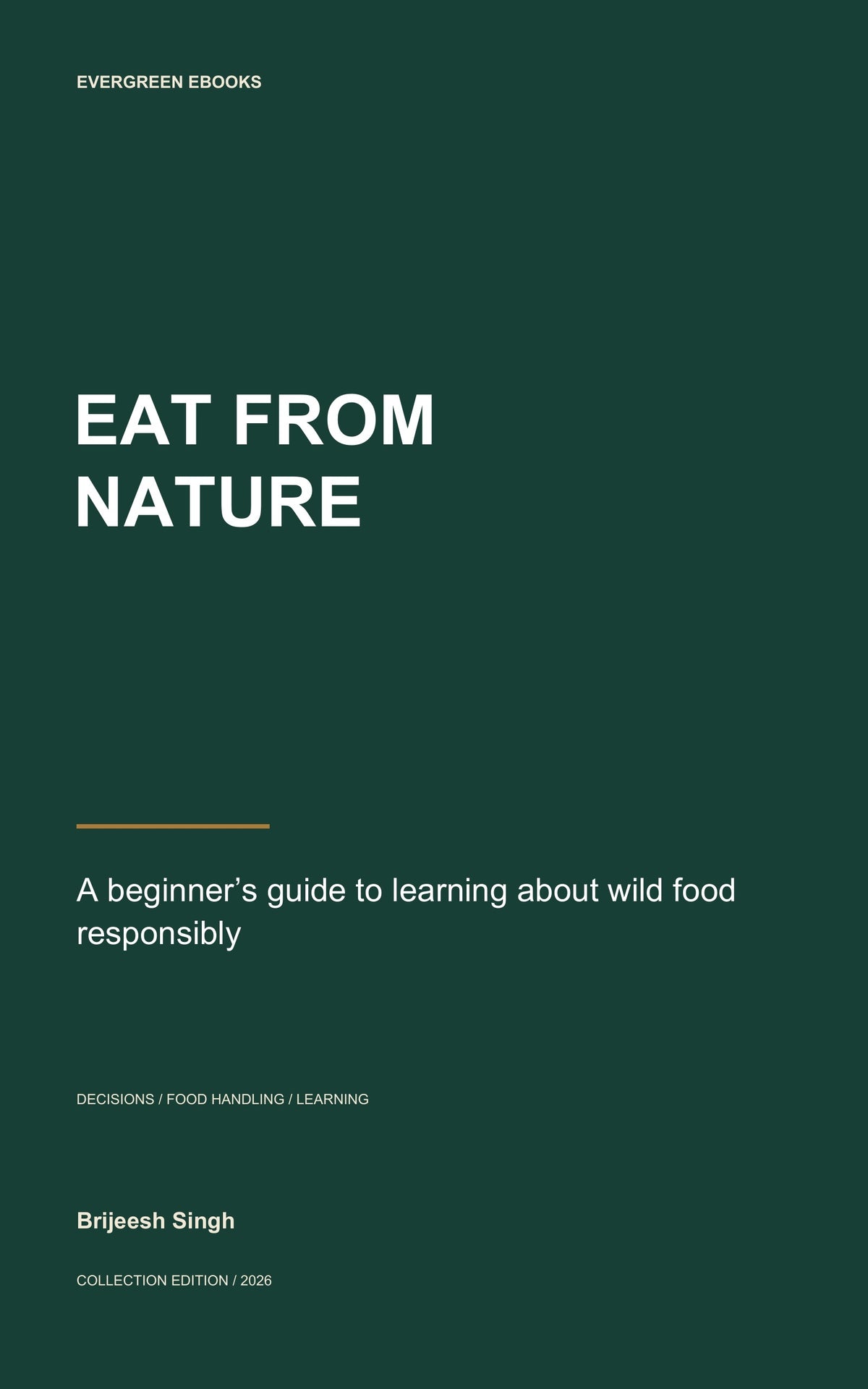 Eat From Nature — 2026 collection edition cover