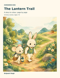 The Lantern Trail, a story to colour page by page