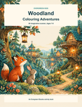 Woodland Colouring Adventures, ages 7–9